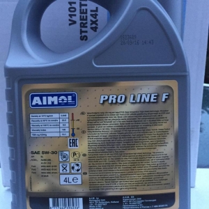 Масло AIMOL Pro Line F 5W-30 по характеристикам лучше оригинального масла для Форда (Ford)